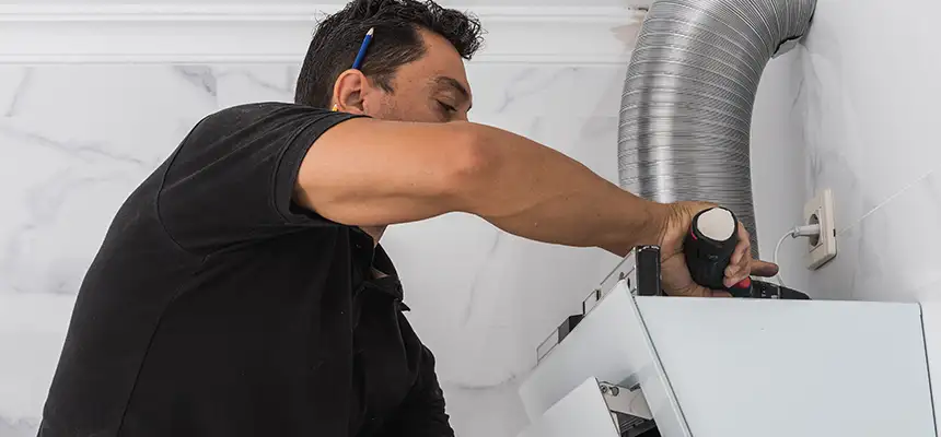 Precision In-wall Dryer Vent Cleaning & Rerouting Corrections in East San Gabriel, CA